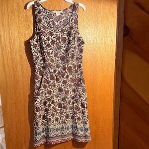 Miami Floral Patterned Mini Dress